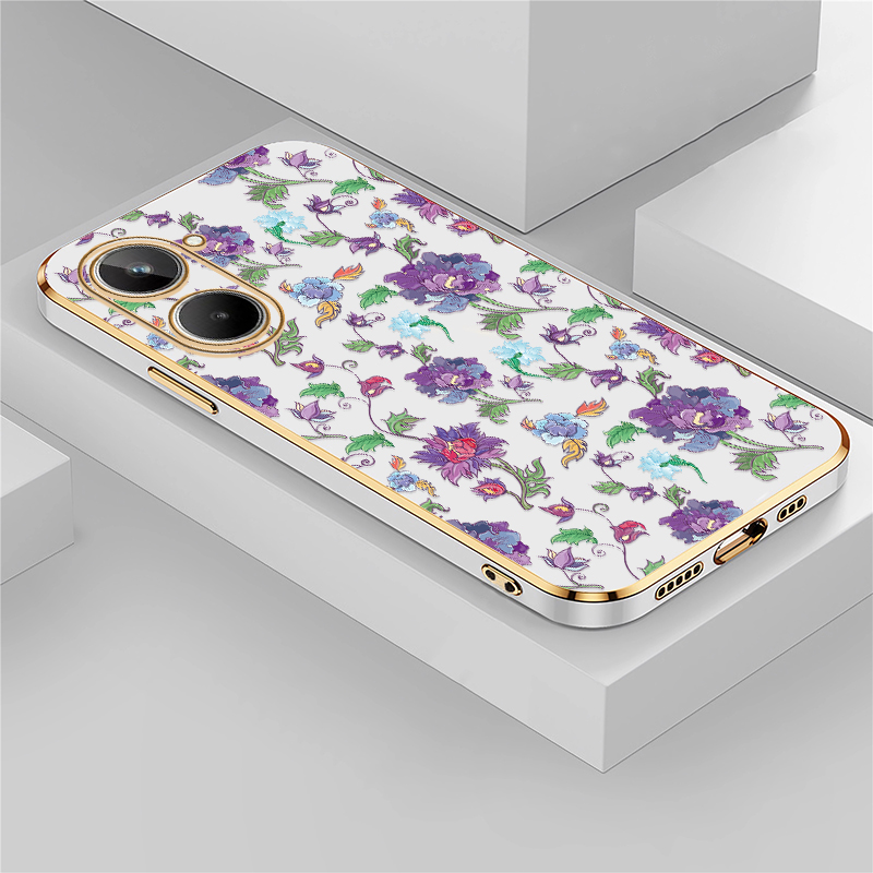 Phone Cases Oppo - Luxus-Handyhülle mit Blumenmuster für OPPO Realme