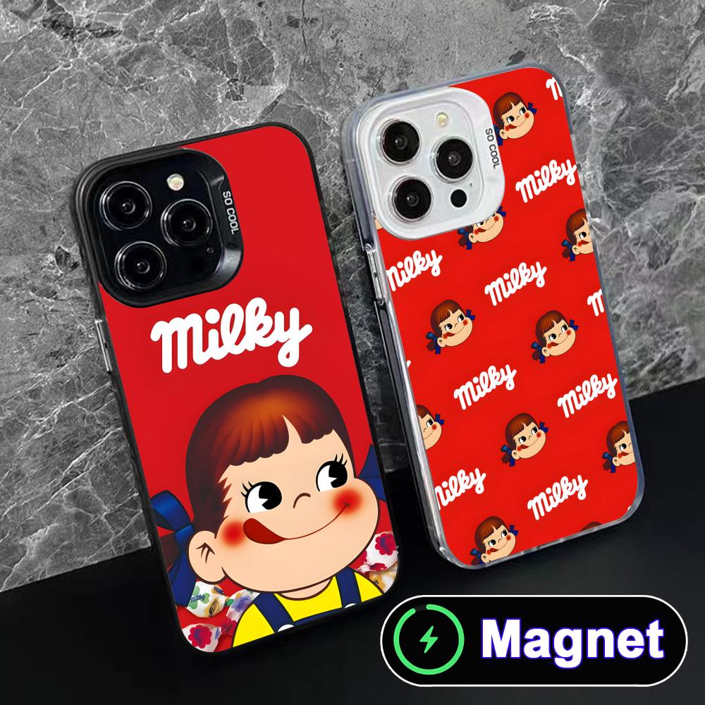 Phone Cases With Magnet - Milchige Candy-Handyhülle für iPhone 17 16