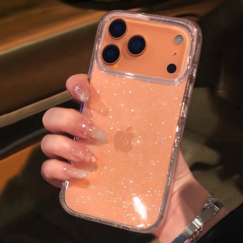 Phone Cases Pinterest - Luxus Mode Bling Glitter Transparent Telefon
