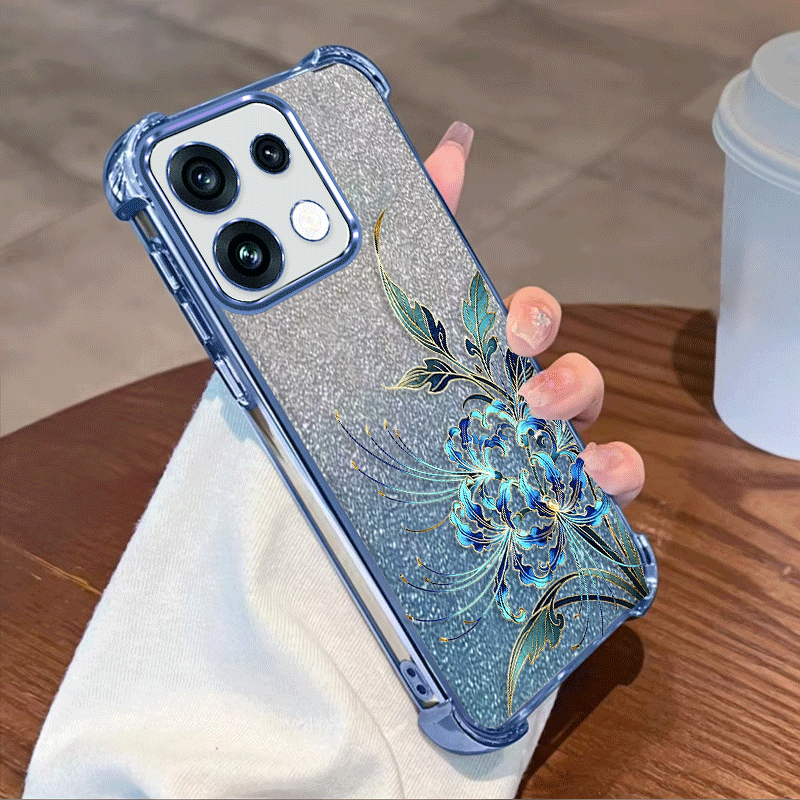 Glitter Shockproof Case - Glitzerbeschichtete Hülle für OPPO Reno 16