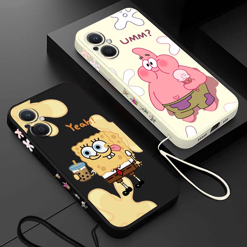 Phone Cases Oppo - Lustige SpongeBob Schwammkopf Handyhülle für OPPO