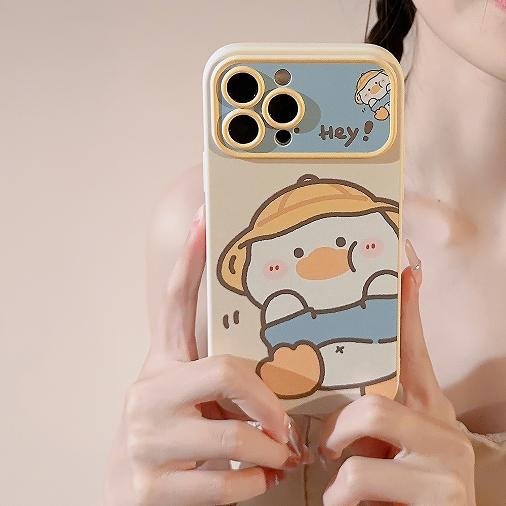 Phone Cases Yellow - Koreanische Cartoon Gelbe Ente Handyhülle für