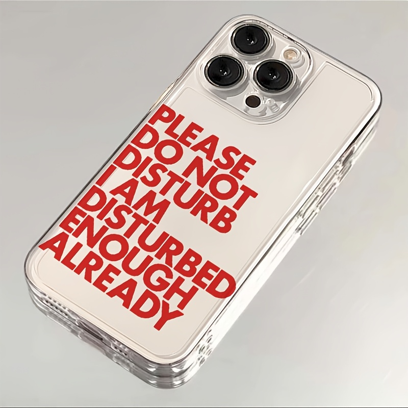 Phone Cases Durable - Coole Handyhülle mit englischen Worten für