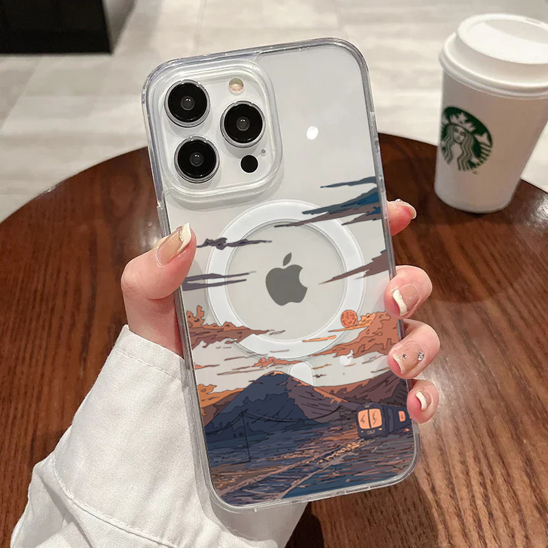 Phone Cases Durable - Sonnenuntergang-Muster Modische Handyhülle für iPhone 17