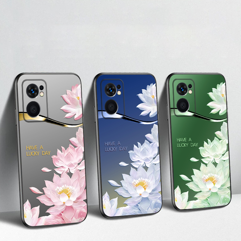 Phone Cases Yellow - Farbverlaufsgelber Lotus für OnePlus 8 9