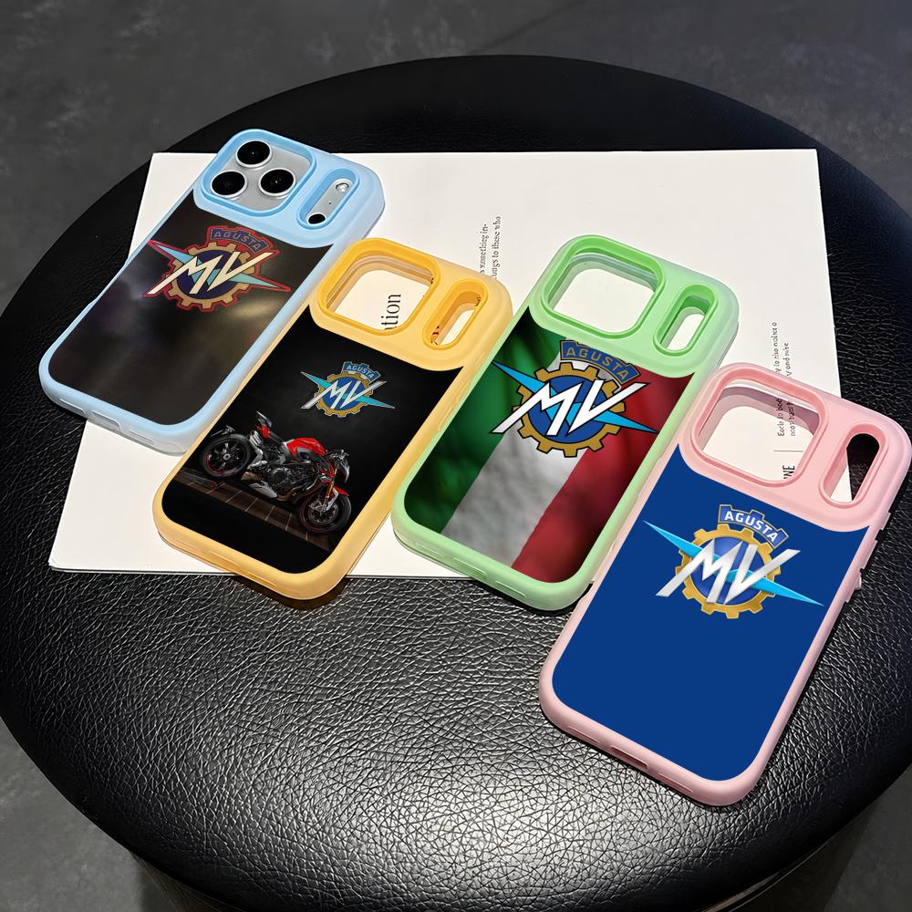 Phone Cases With Card Holder - MV A-AguSTaES Coole Moto Handyhülle 2-in-1
