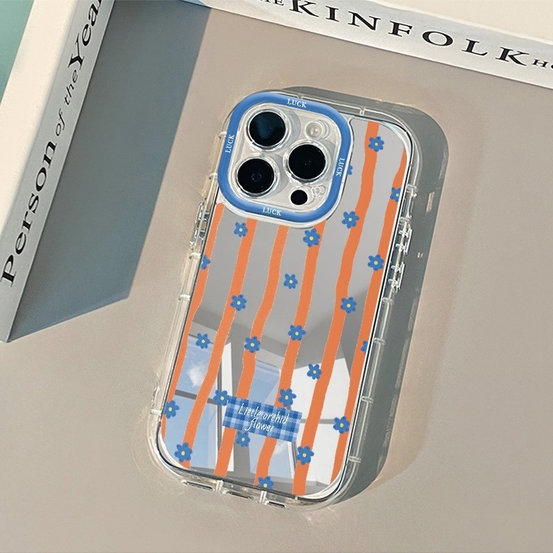 Blau gestreifte Blumenmuster S – Phone Cases Blue Bewertung und Preis