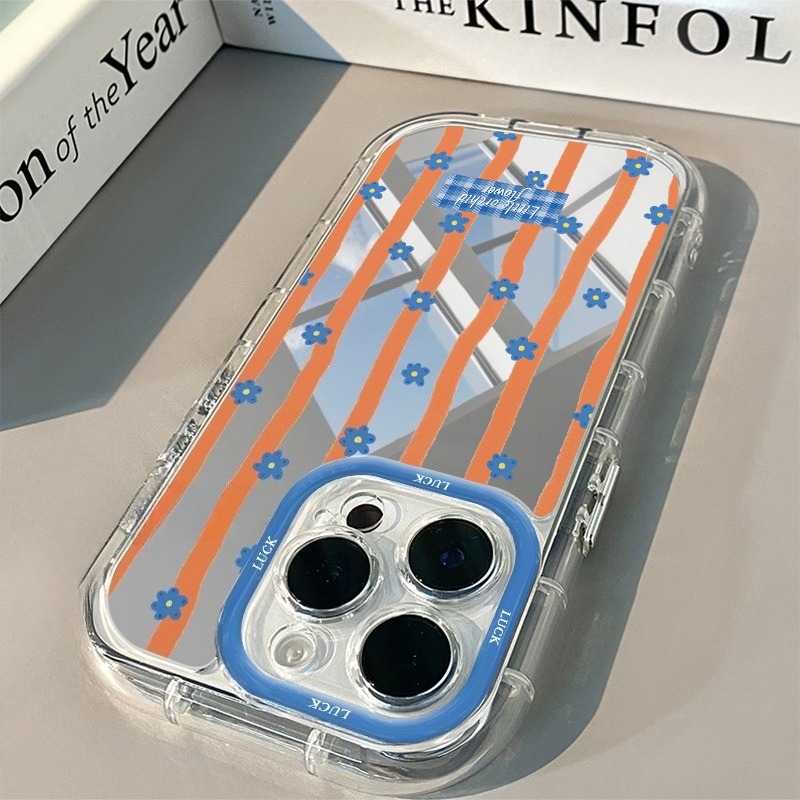 Blau gestreifte Blumenmuster S – Phone Cases Blue Bewertung und Preis