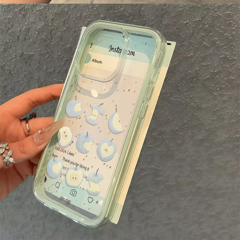 Niedliche Blaue Apfel 2-in-1 T – Phone Cases Blue Bewertung und Preis