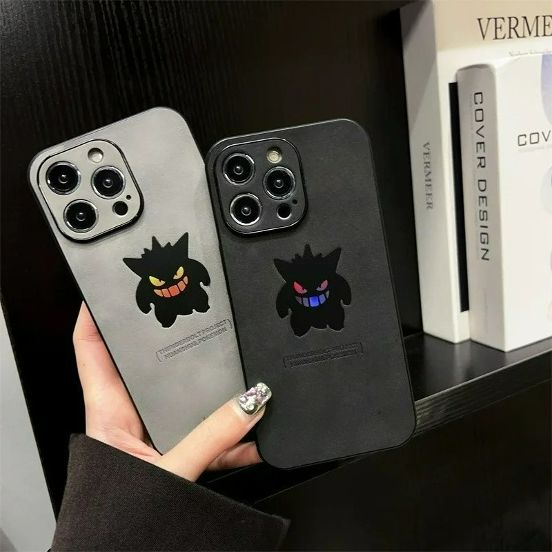 Cartoon Anime Gengar Leder Tex – Phone Cases Durable Bewertung und Preis