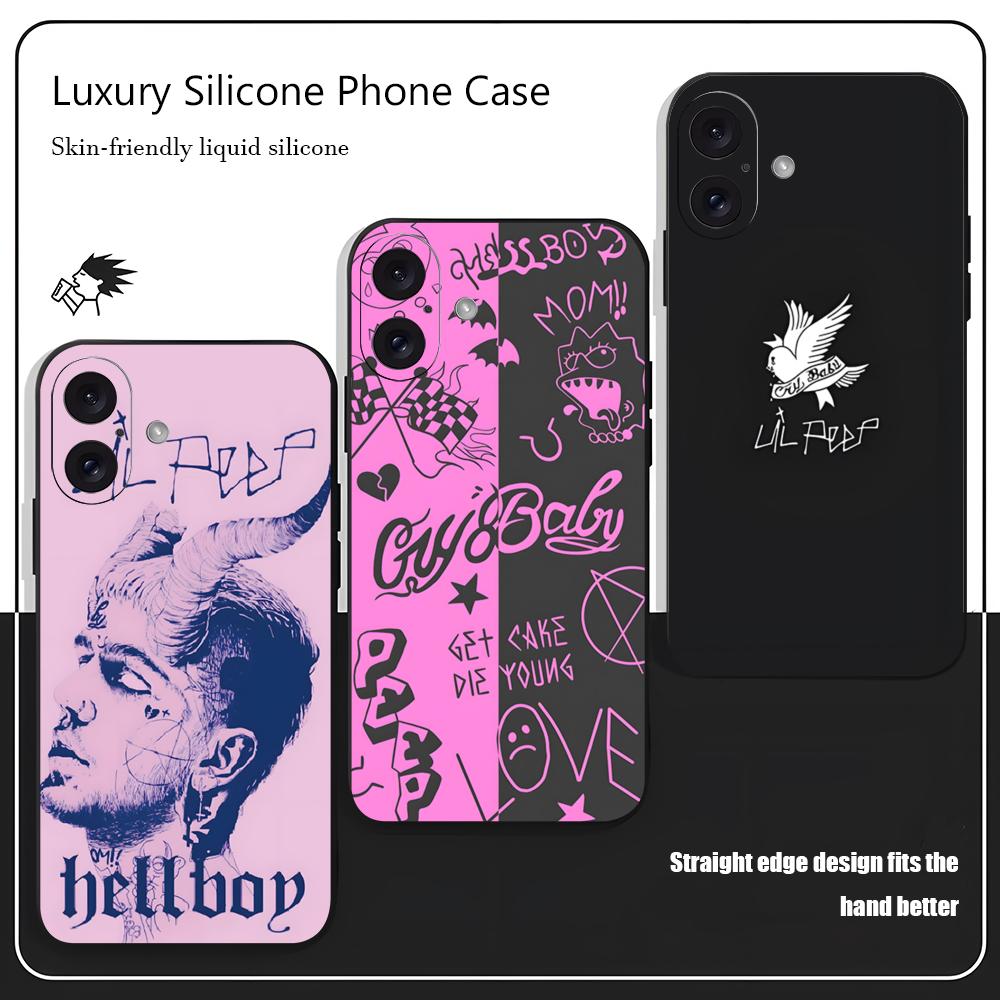L-Lil Peep Berühmter Star Beli – Phone Cases Iphone 16 Bewertung und Preis