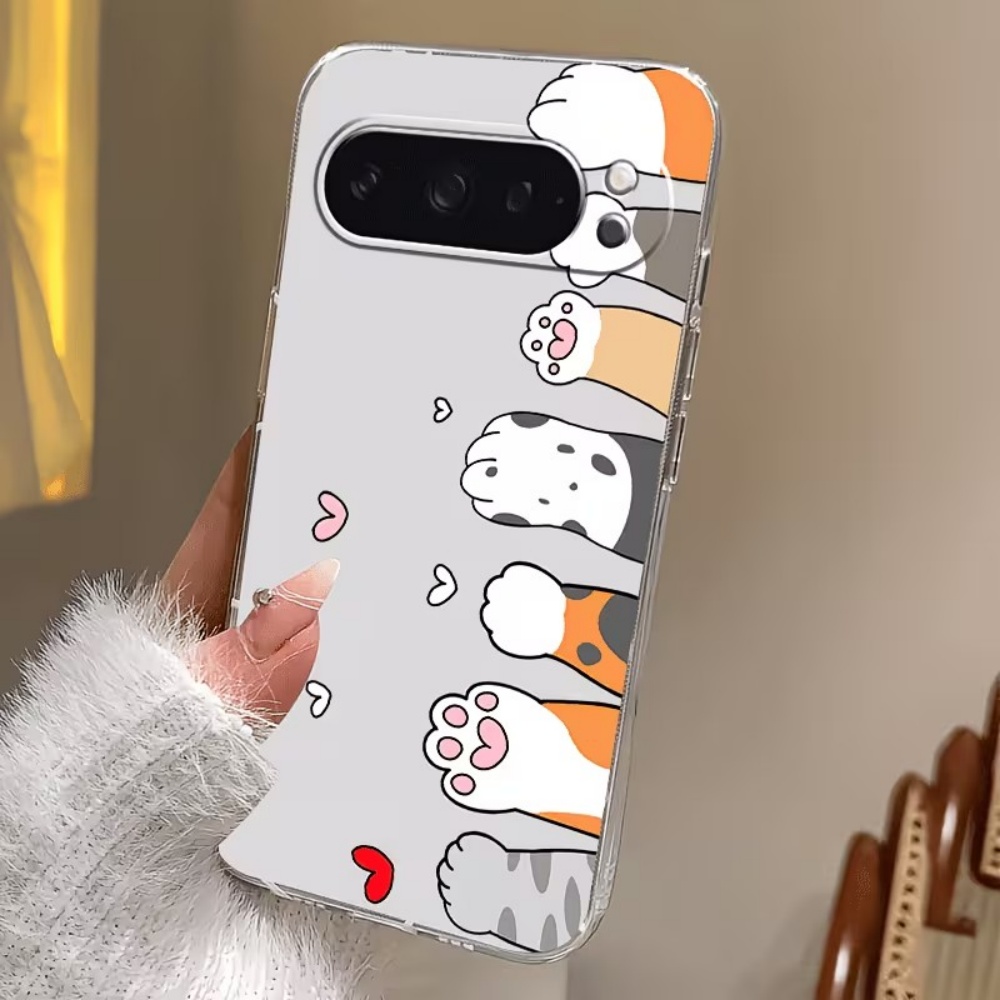 Cartoon-Katzenpfoten-Abdruck K – Phone Cases Pixel 10 Bewertung und Preis
