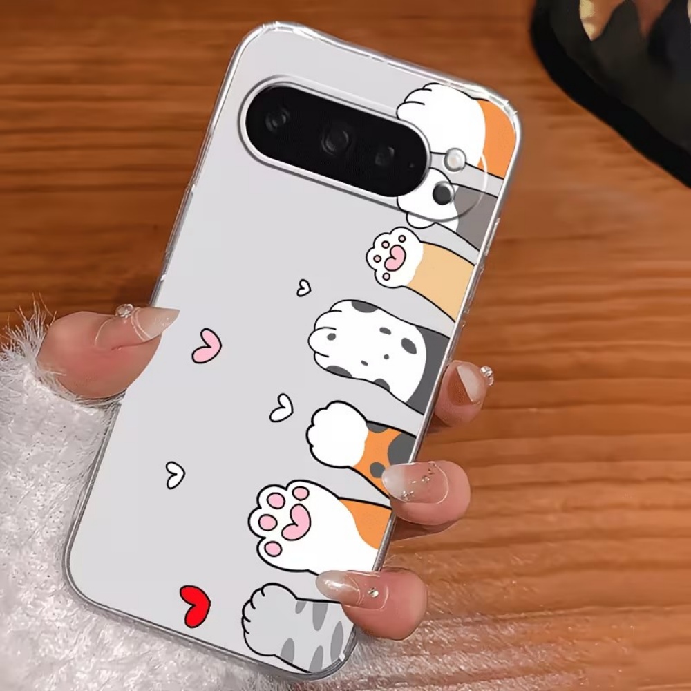 Cartoon-Katzenpfoten-Abdruck K – Phone Cases Pixel 10 Bewertung und Preis