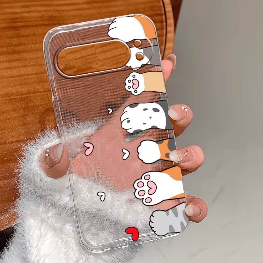 Cartoon-Katzenpfoten-Abdruck K – Phone Cases Pixel 10 Bewertung und Preis