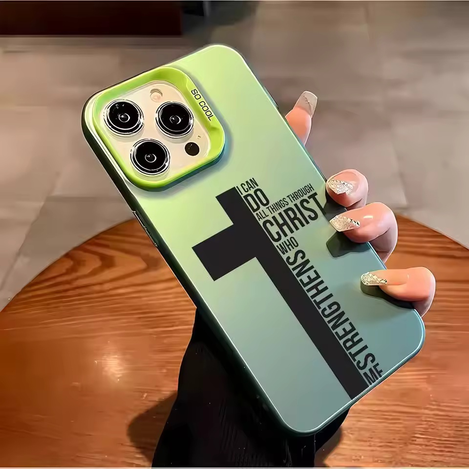 Anti-Fingerabdruck-Kreuz-Bibel – Phone Cases Iphone 16 Bewertung und Preis