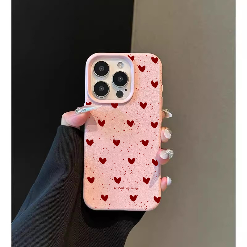 Modische INS Herz-Silikonhülle – Phone Cases Durable Bewertung und Preis