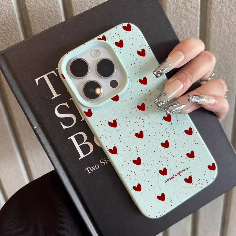Modische INS Herz-Silikonhülle – Phone Cases Durable Bewertung und Preis