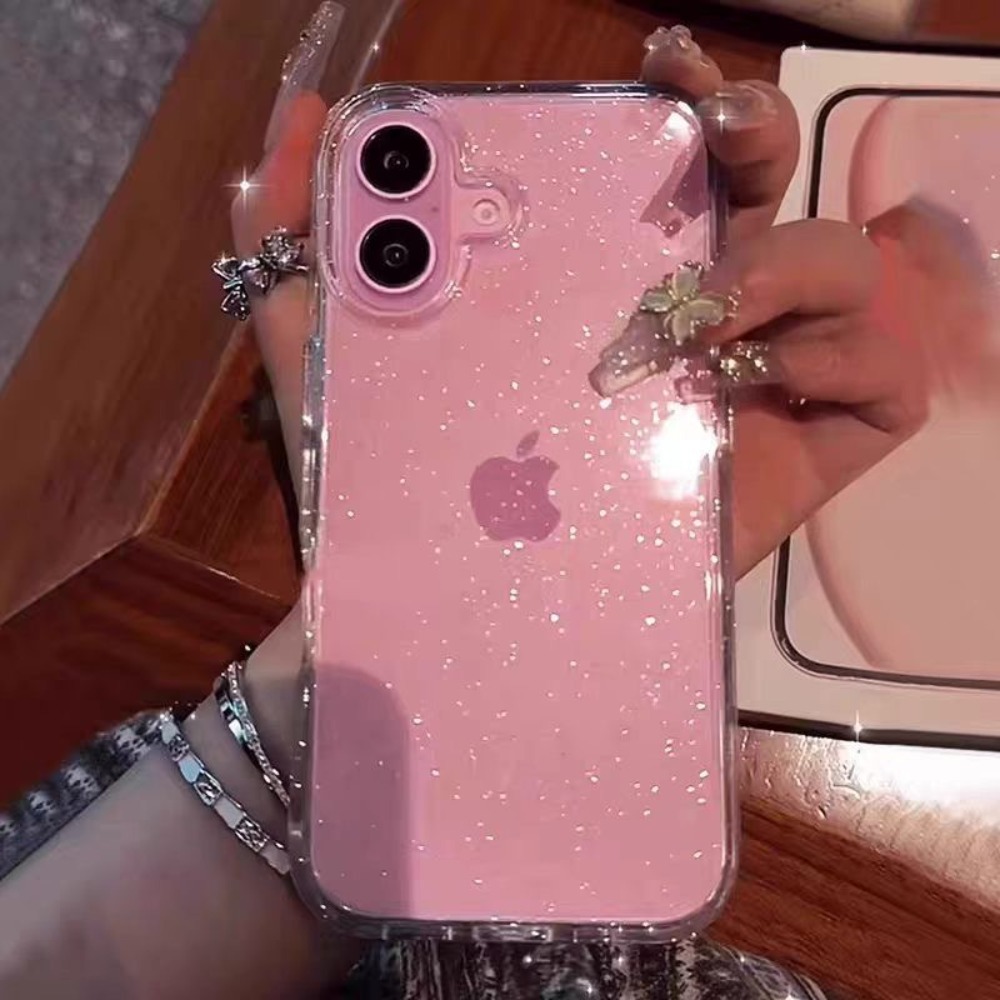 Rosa Glitzer Bling Transparent – Phone Cases Pinterest Bewertung und Preis