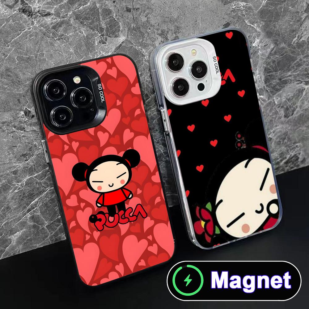 Cartoon P-Pucca Handyhülle für – Phone Cases With Magnet Bewertung und Preis