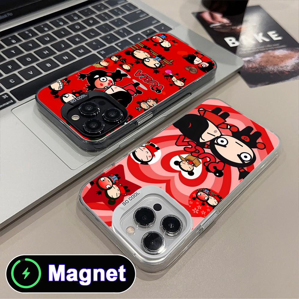 Cartoon P-Pucca Handyhülle für – Phone Cases With Magnet Bewertung und Preis