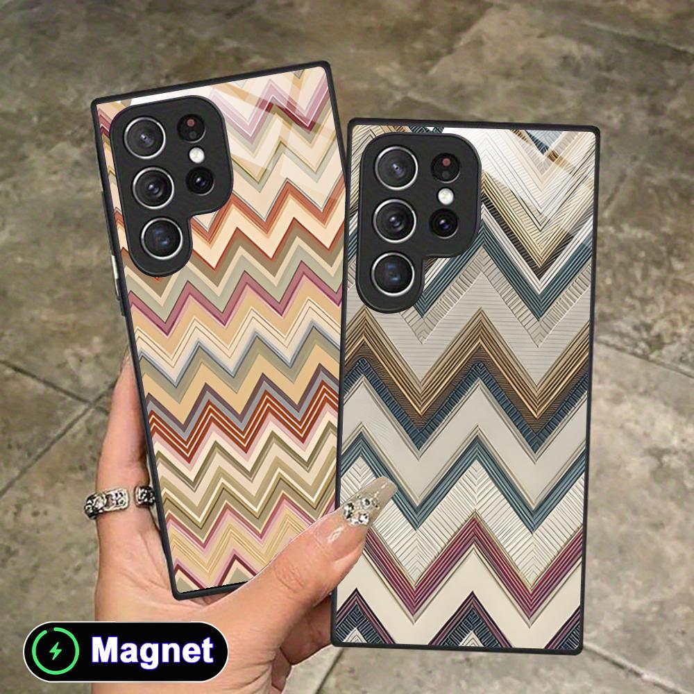 Modische Wellenstreifen-Handyh – Phone Cases With Magnet Bewertung und Preis