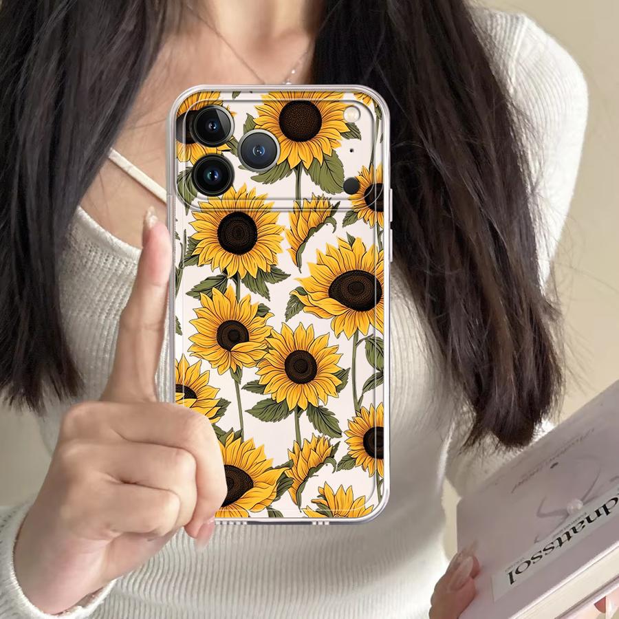 Niedliche Sonnenblumenmuster-H – Phone Cases Iphone 16 Bewertung und Preis