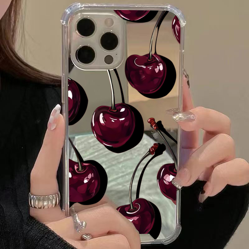 Niedliche Kirschmuster-Handyhü – Phone Cases Pinterest Bewertung und Preis