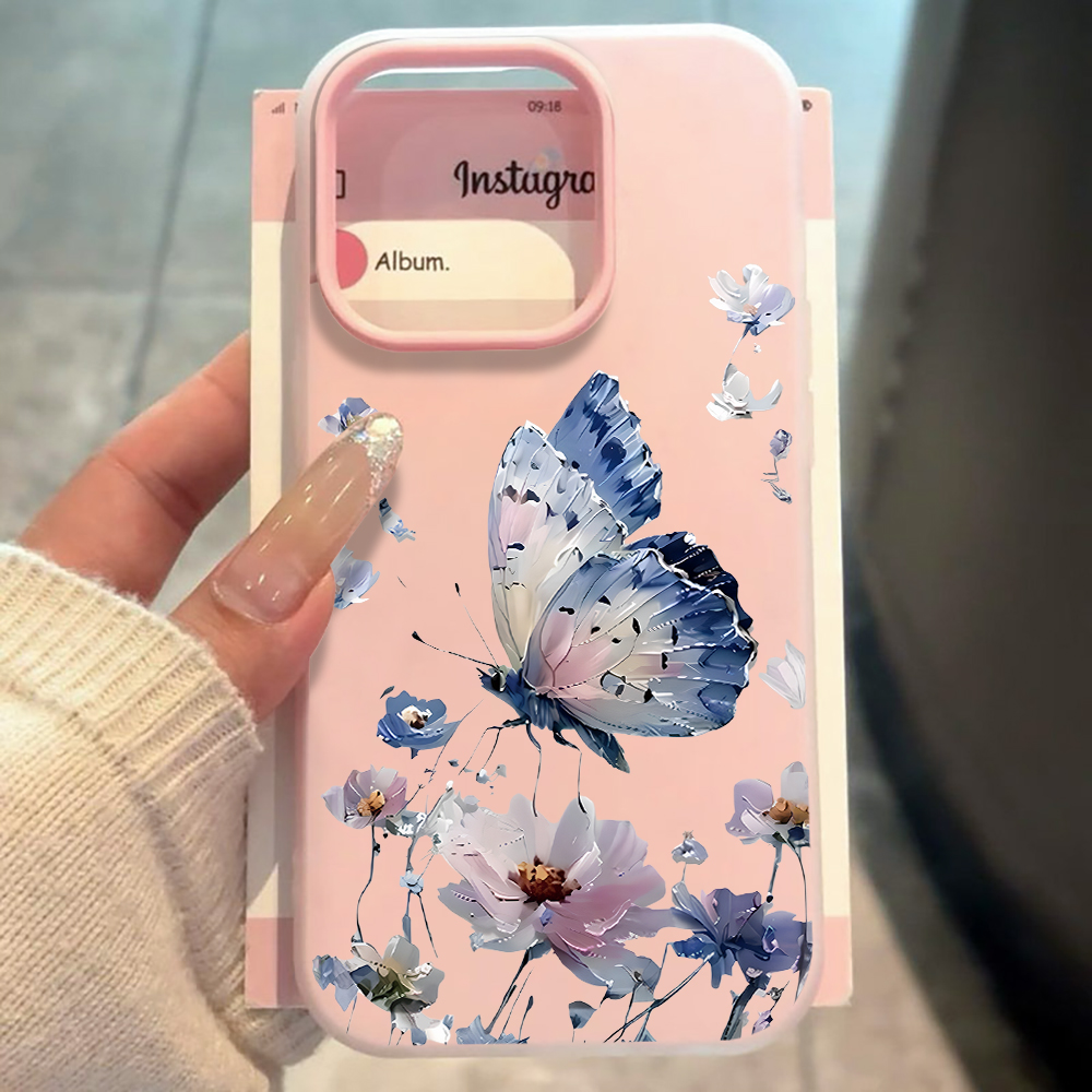 Aquarell Blau-Lila Schmetterli – Phone Cases Blue Bewertung und Preis