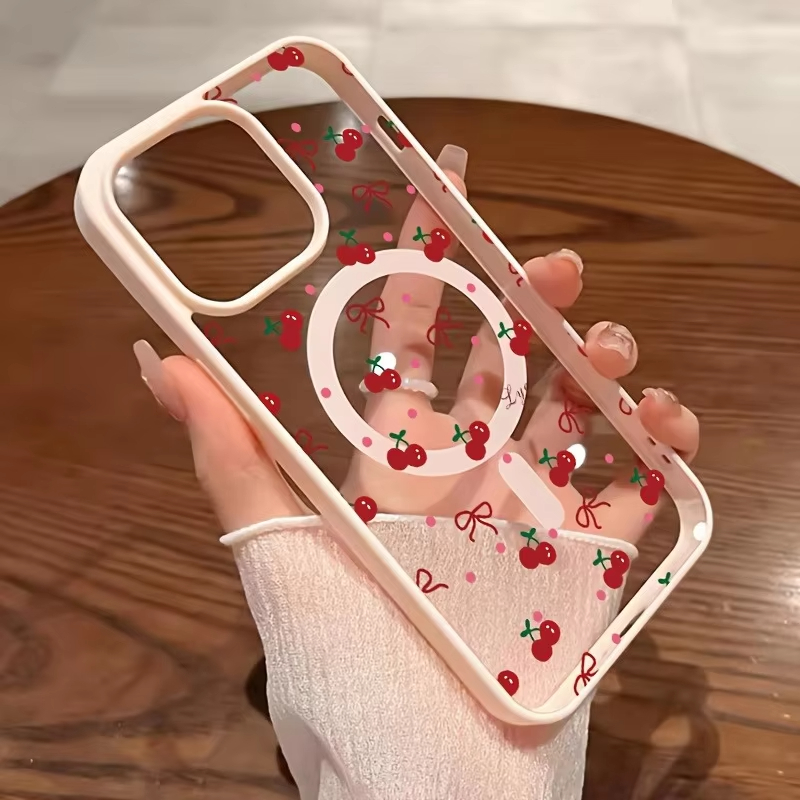 Rote Kirschen Bedruckte Magnet – Phone Cases With Magnet Bewertung und Preis