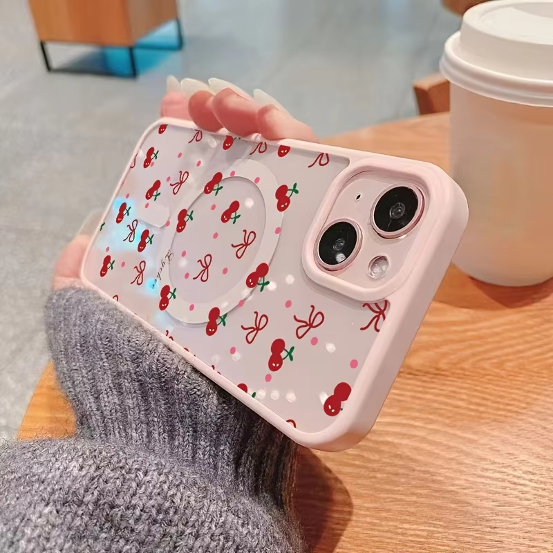 Rote Kirschen Bedruckte Magnet – Phone Cases With Magnet Bewertung und Preis