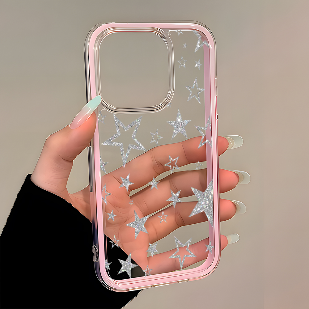 Glitzernde Silberne Sternmuste – Phone Cases Pinterest Bewertung und Preis