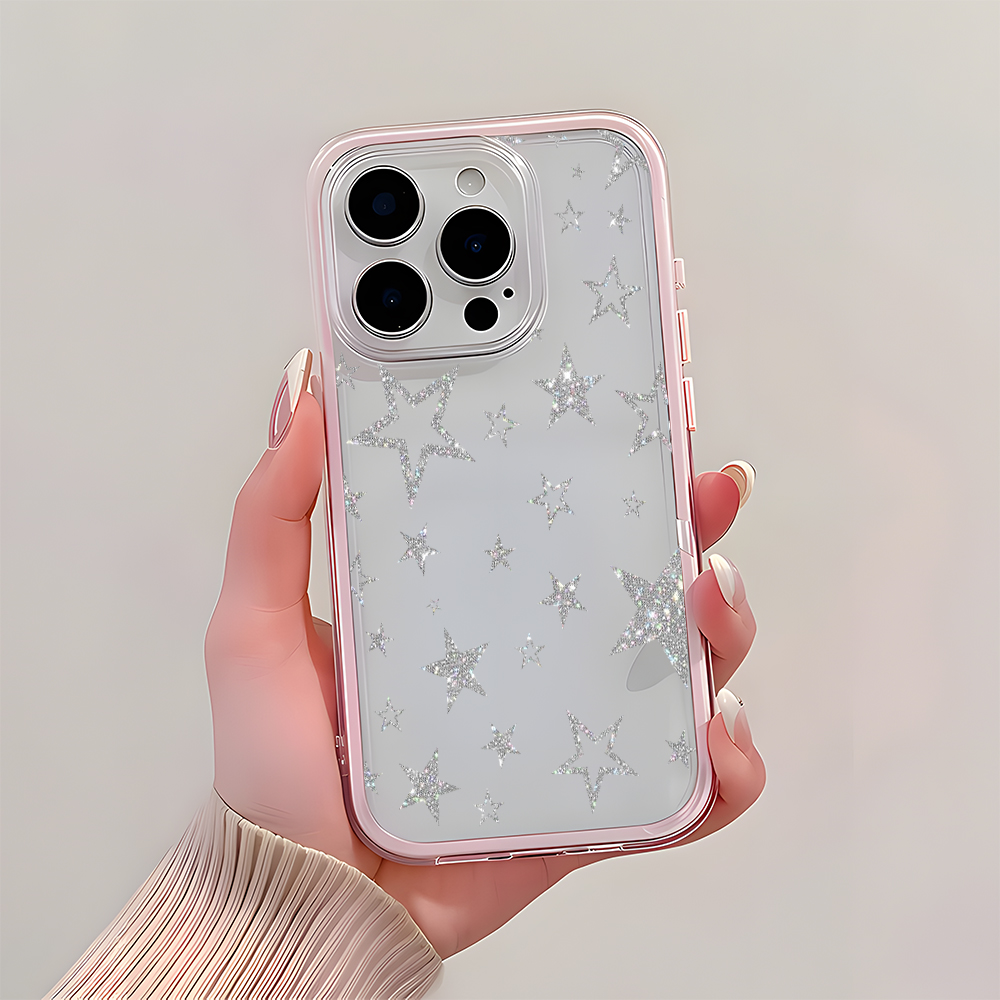 Glitzernde Silberne Sternmuste – Phone Cases Pinterest Bewertung und Preis