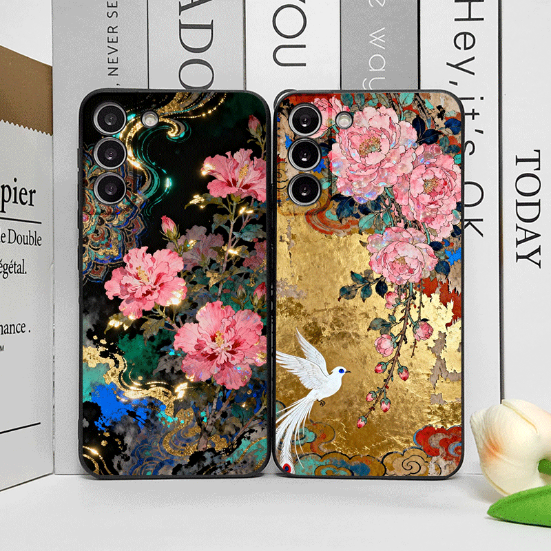 Retro Blumen Hibiskus Goldene  – Phone Cases Oppo Bewertung und Preis