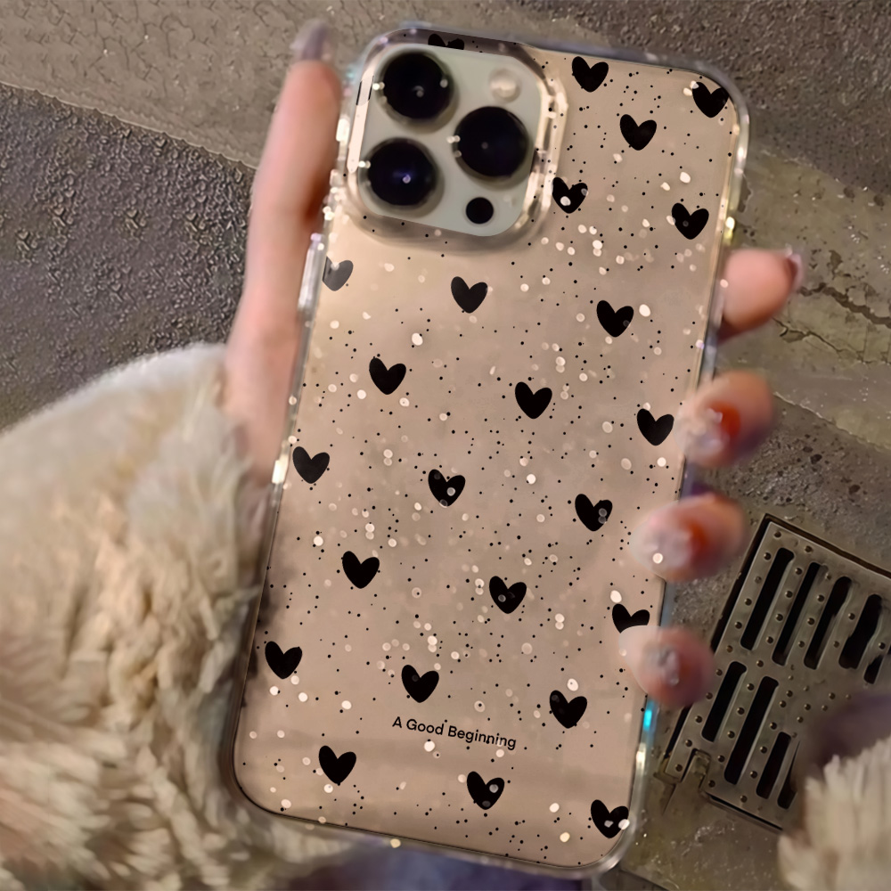 Rosa Herz-Glitzer-Handyhülle f – Glitter Shockproof Case Bewertung und Preis