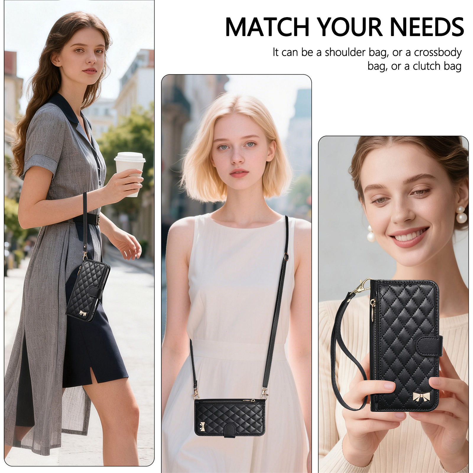 PU-Leder Crossbody Flip Wallet – Phone Cases With Card Holder Bewertung und Preis