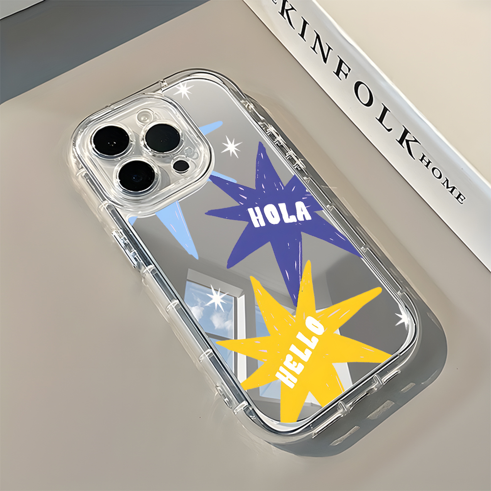 Doodle Gelb Blau Stern Hello H – Phone Cases Yellow Bewertung und Preis