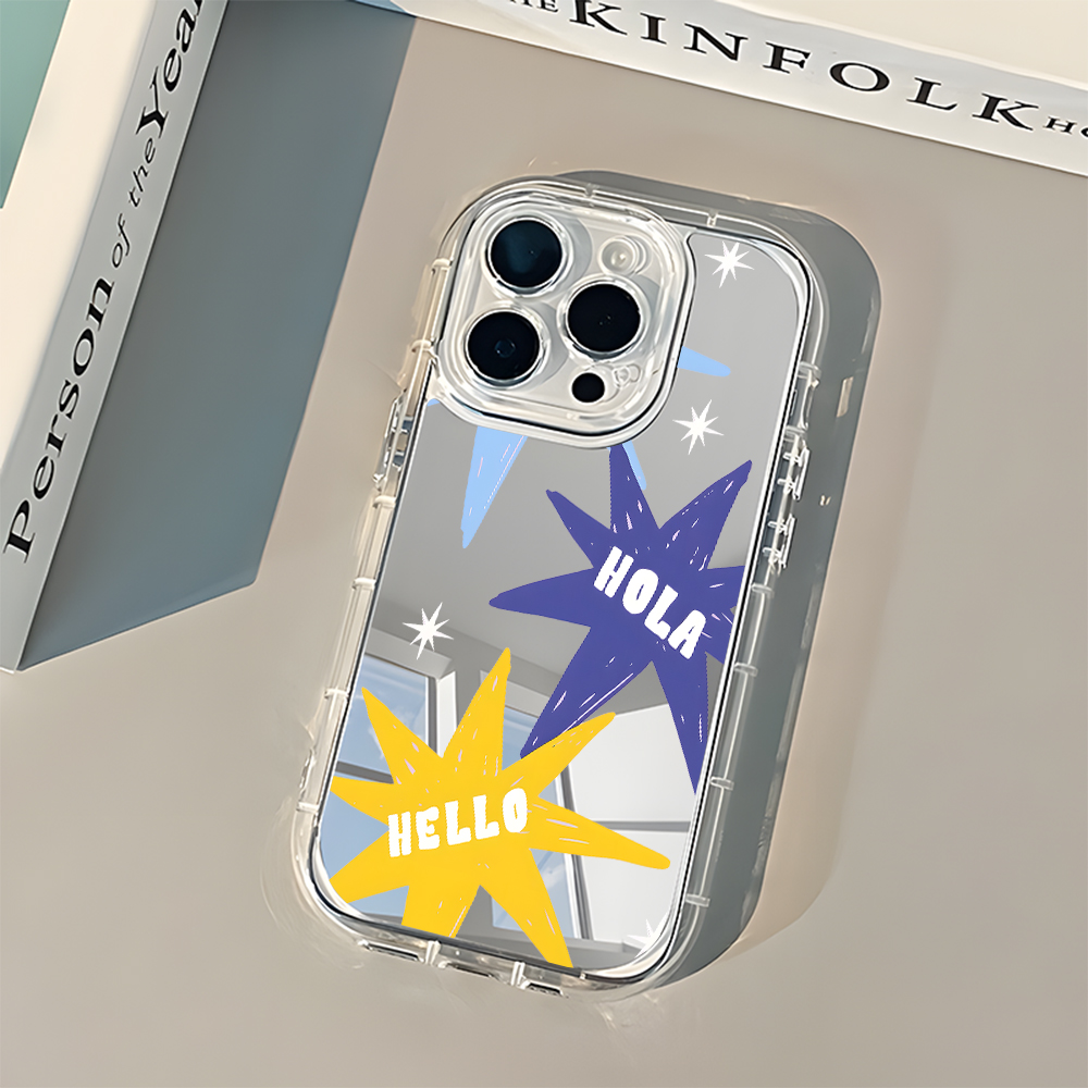Doodle Gelb Blau Stern Hello H – Phone Cases Yellow Bewertung und Preis