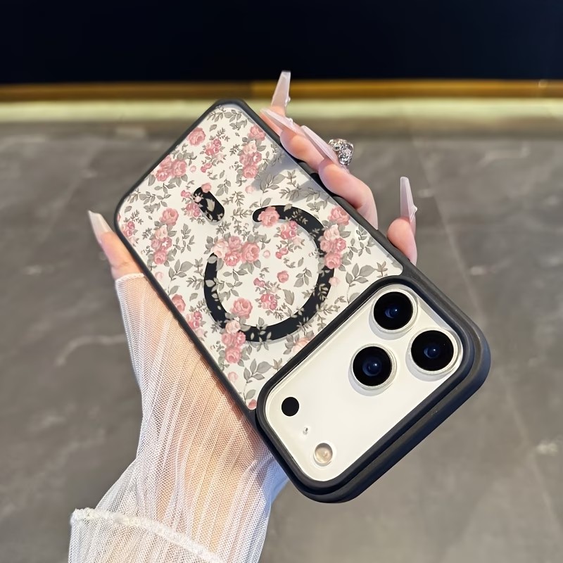 Rosa Tiny Rose Transparente Ma – Phone Cases With Magnet Bewertung und Preis