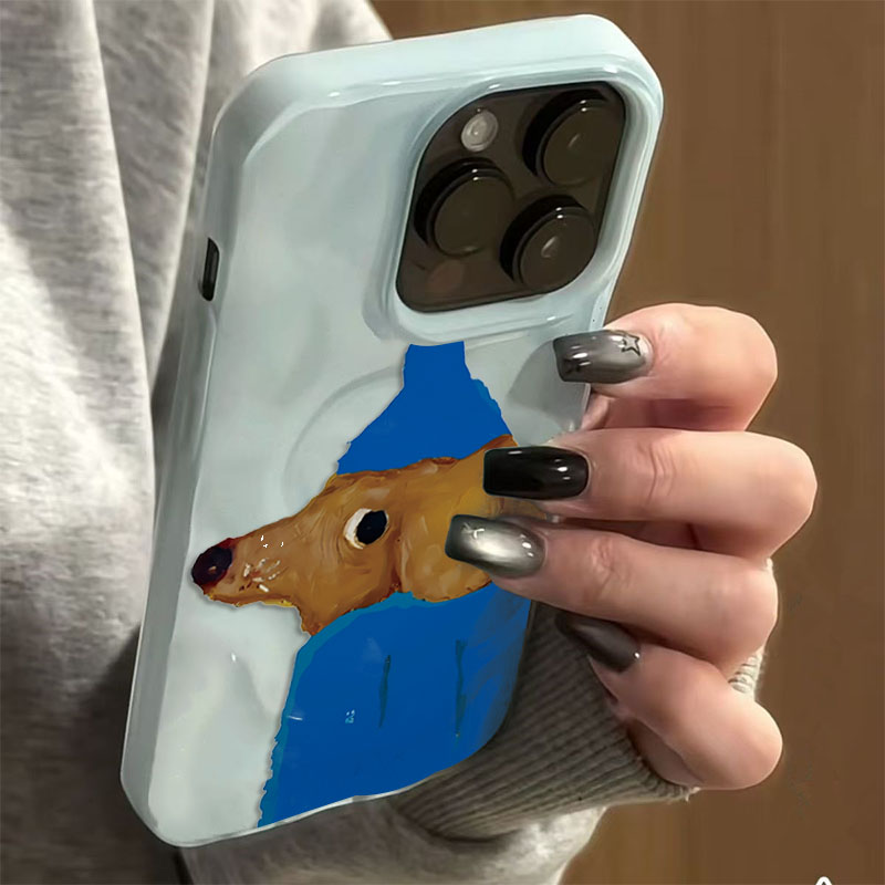 Blauer Hut, Welpenfalten, Text – Phone Cases Blue Bewertung und Preis