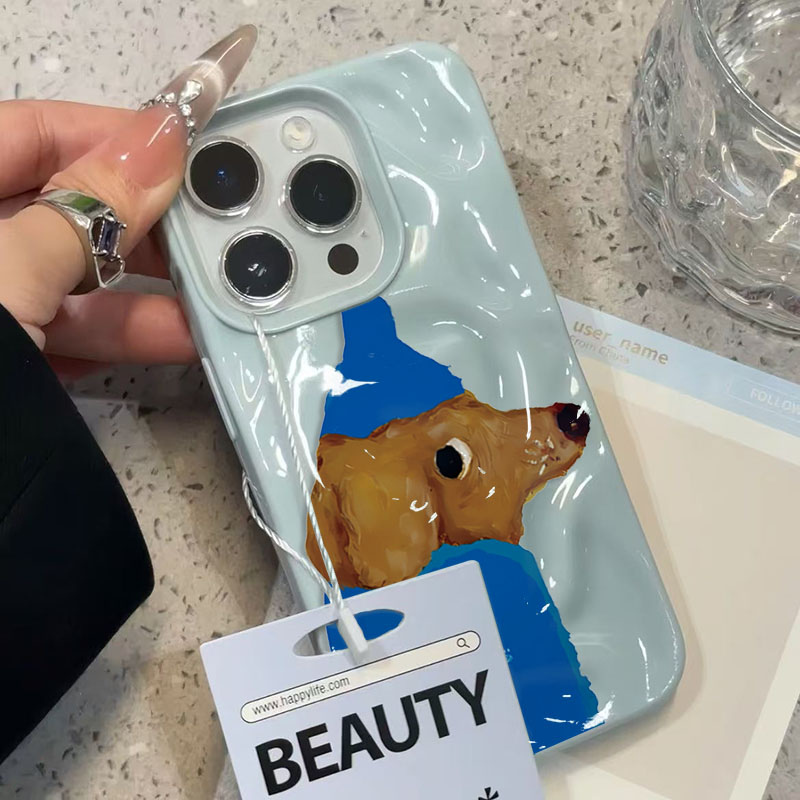 Blauer Hut, Welpenfalten, Text – Phone Cases Blue Bewertung und Preis