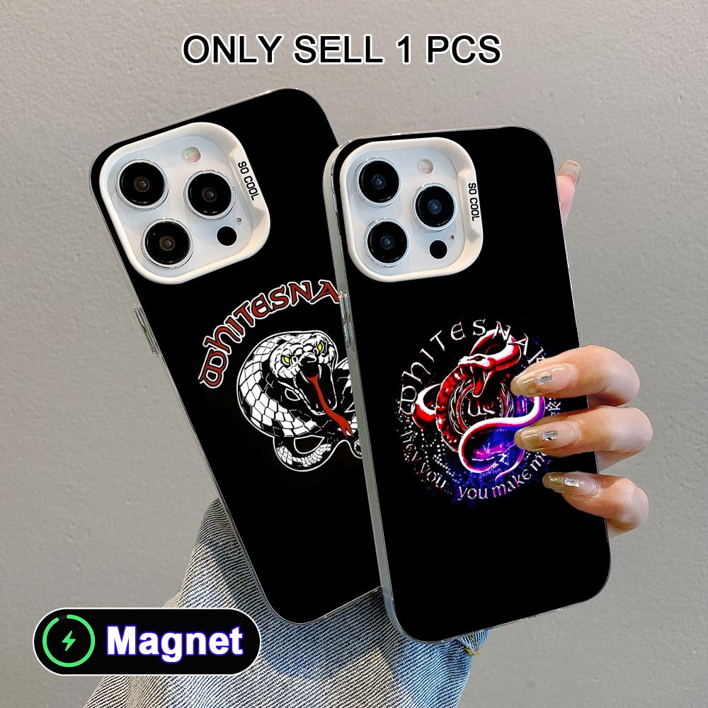 Modische Weiße Schlangen-Handy – Phone Cases With Magnet Bewertung und Preis