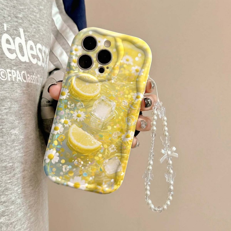 Gelbe Zitronenblüten-Eis-Muste – Phone Cases Yellow Bewertung und Preis