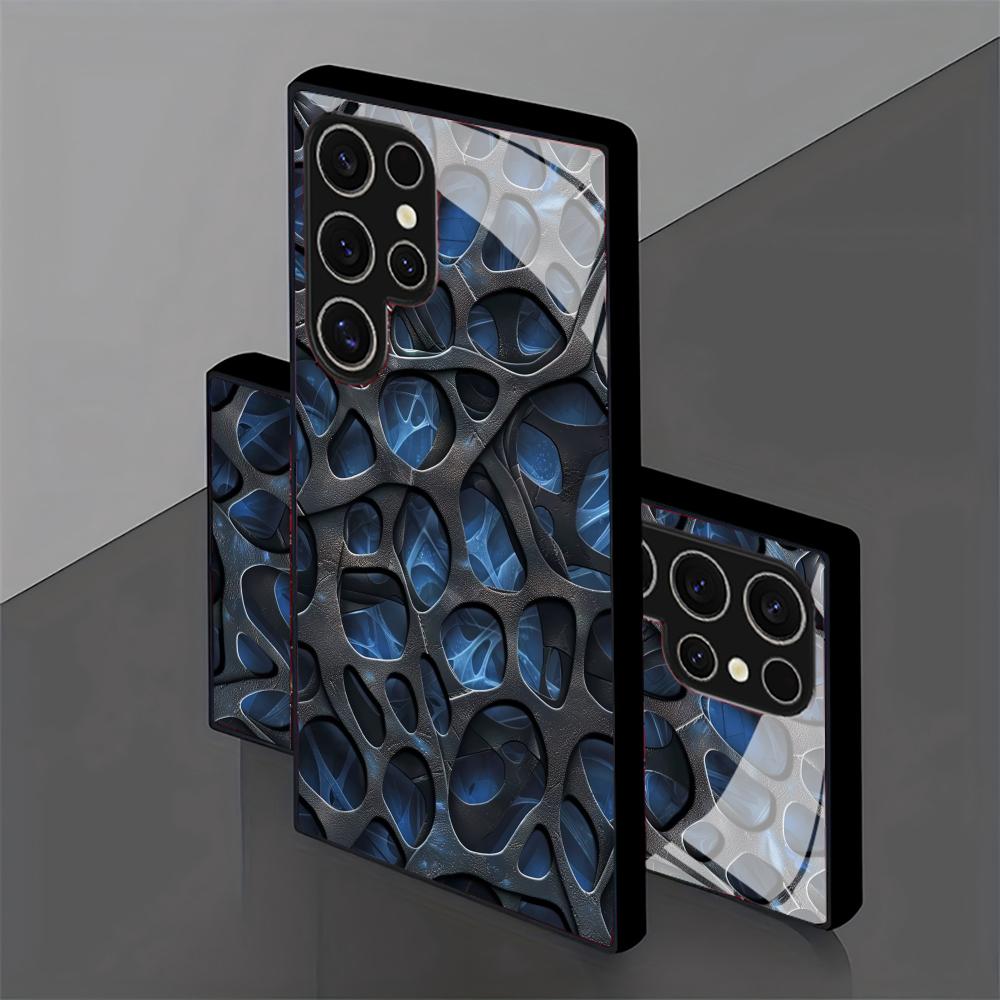 Coole blaue Wabenglas-Handyhül – Phone Cases Blue Bewertung und Preis