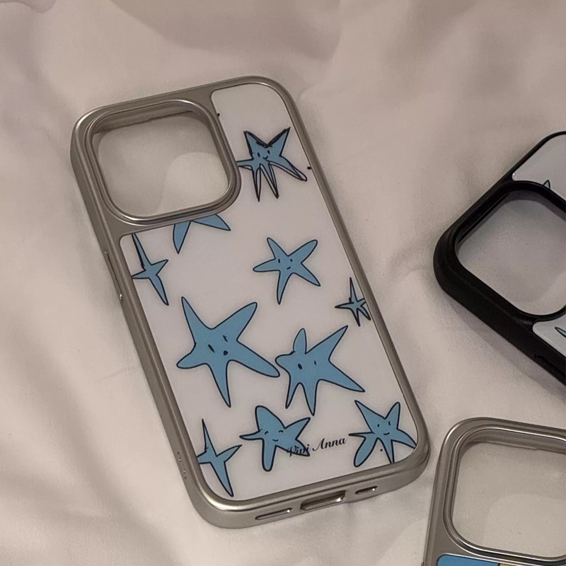 Koreanische INS Nischen-Kreati – Phone Cases Blue Bewertung und Preis