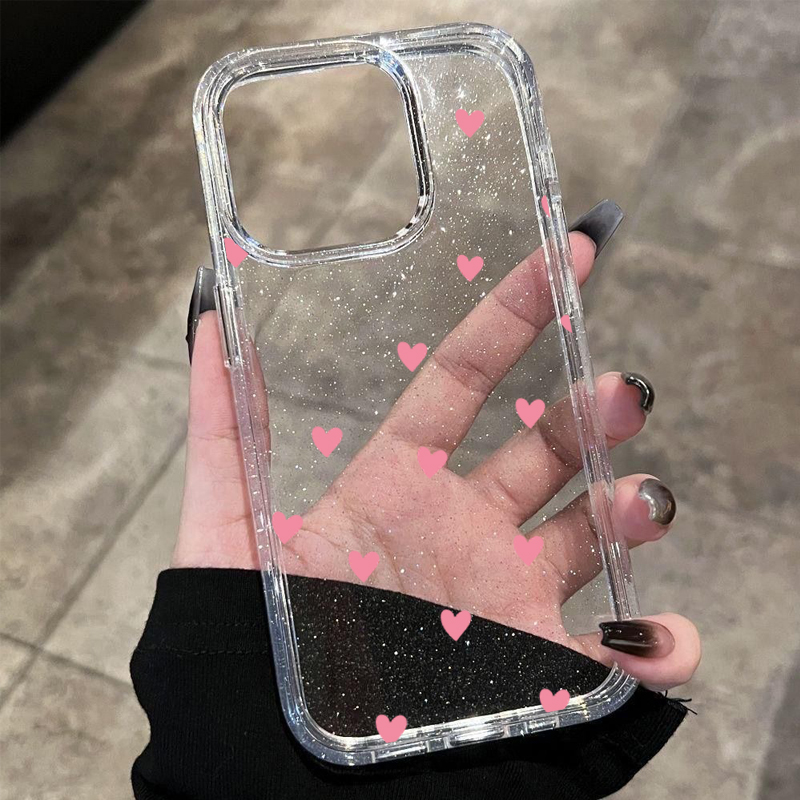 Glitzernde Polka-Dot-Herz-Must – Phone Cases Pinterest Bewertung und Preis