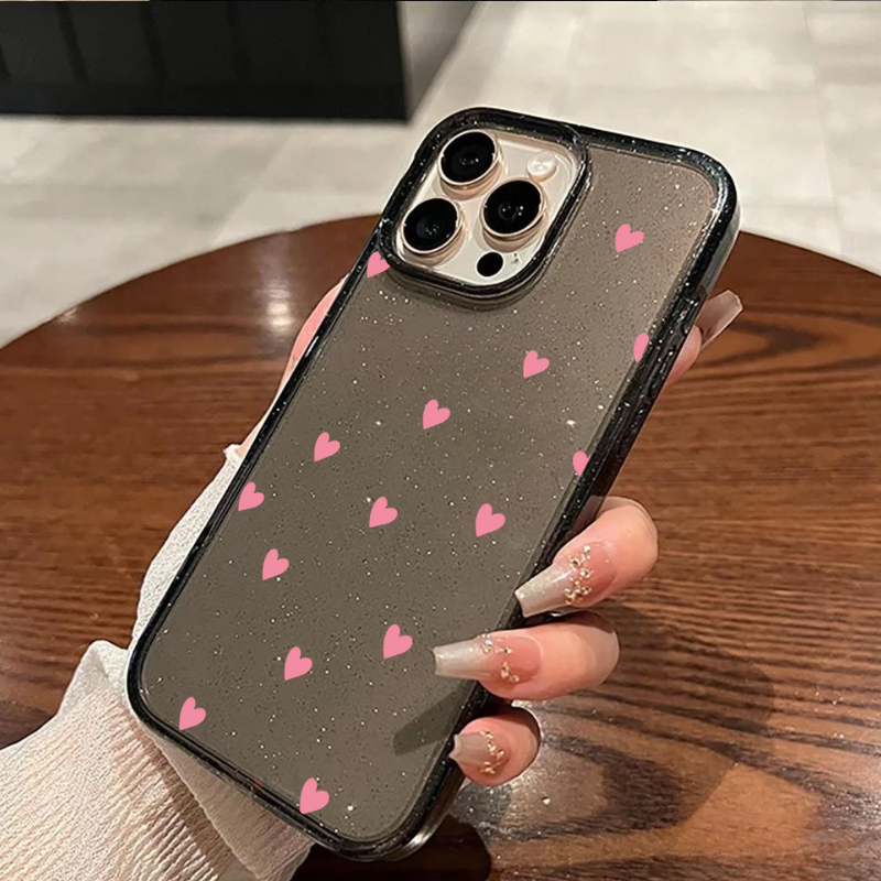 Glitzernde Polka-Dot-Herz-Must – Phone Cases Pinterest Bewertung und Preis