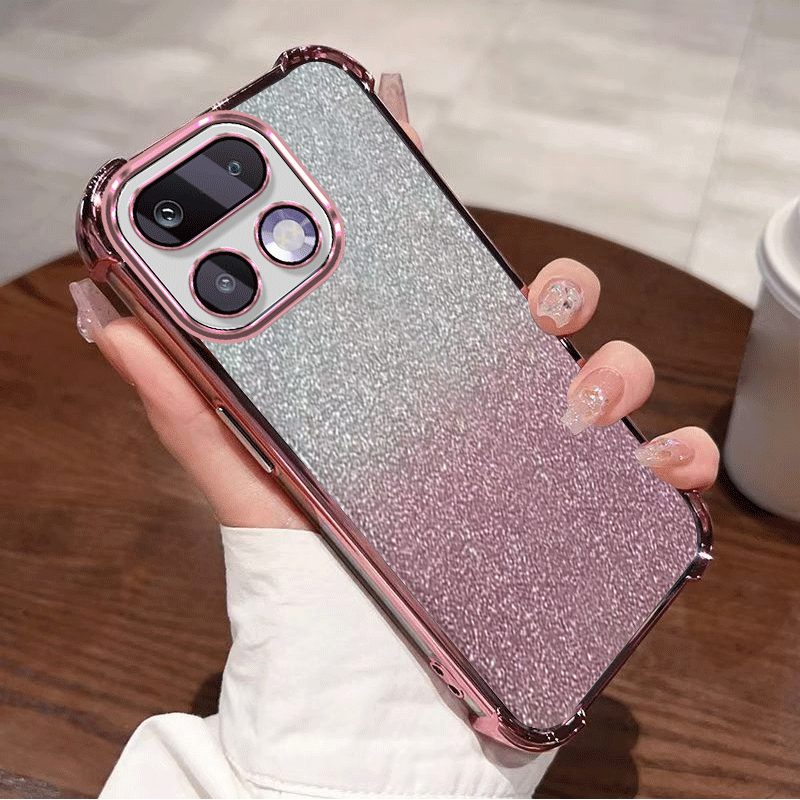 Glitzernde, transparente Schut – Glitter Shockproof Case Bewertung und Preis