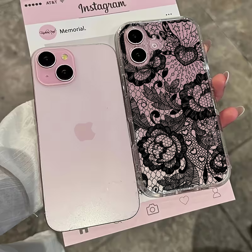 Spitzenblumen INS Transparente – Glitter Shockproof Case Bewertung und Preis