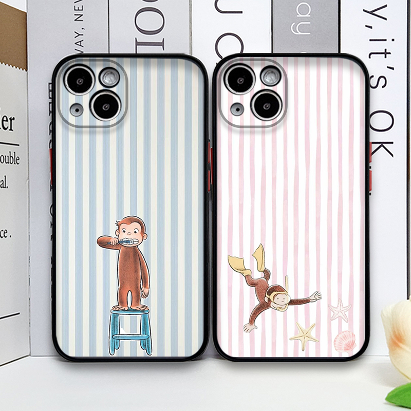 Cartoon Gestreifter Affe mit K – Phone Cases Iphone 16 Bewertung und Preis
